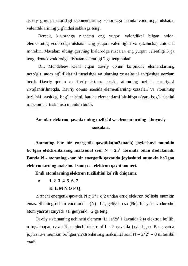 D.I.Mendeleevning davriy qonunivaelementlardavriyjadvali 3