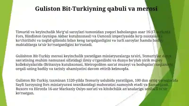 Guliston Bit-Turkiy 3