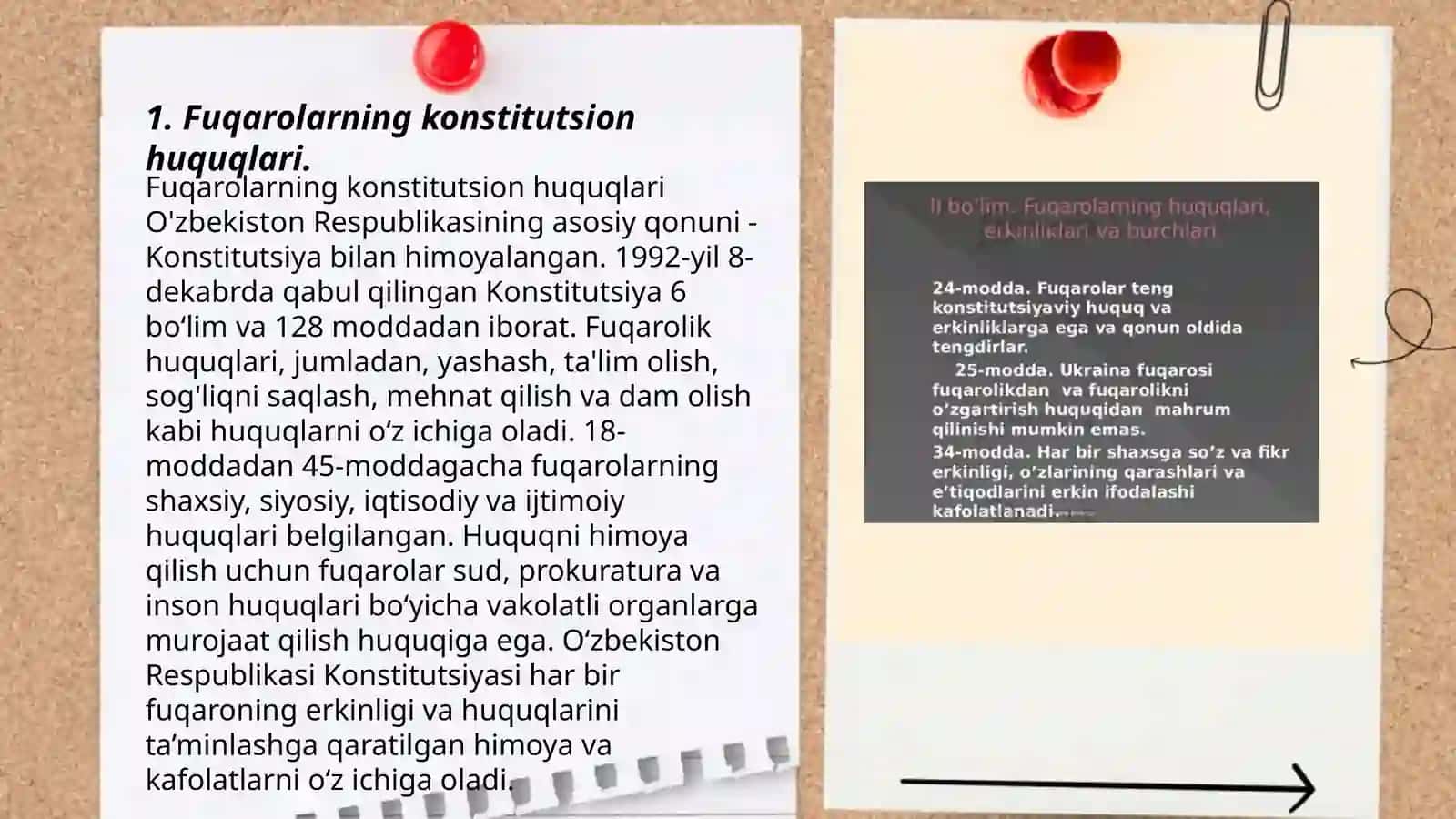 Fuqarolarning huquq, erkinliklari va burchlari 3
