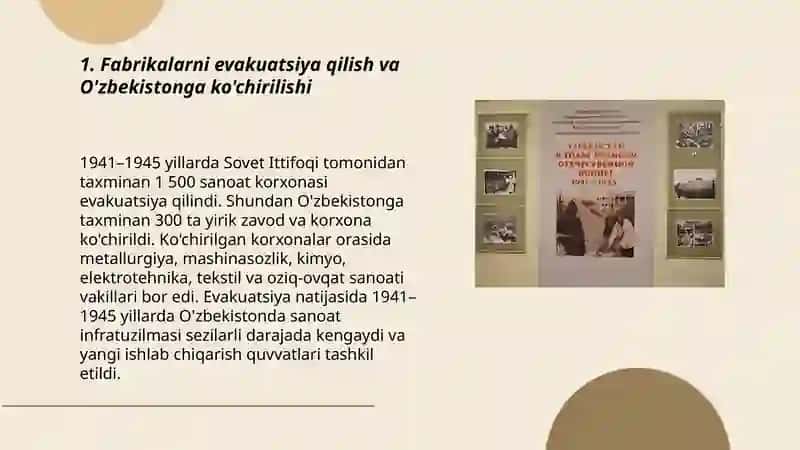 1941 1945 urush yillaridagi o'zbekiston sanoati 3