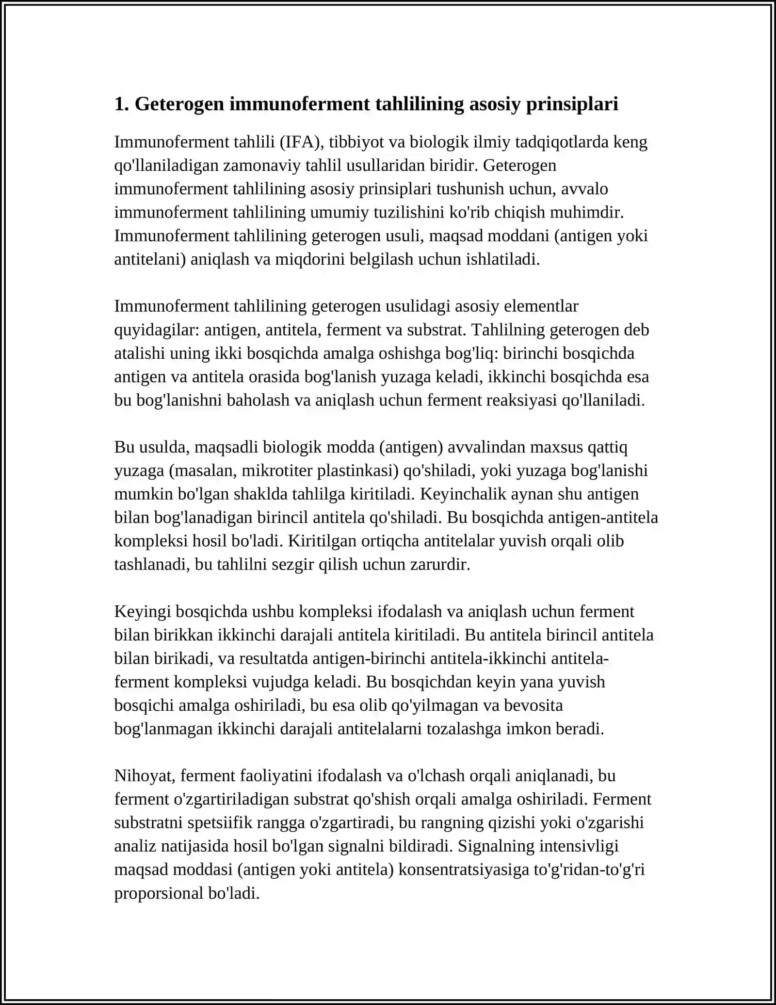 IMMUNOFERMENT TAHLILINING GETEROGEN USULI 3
