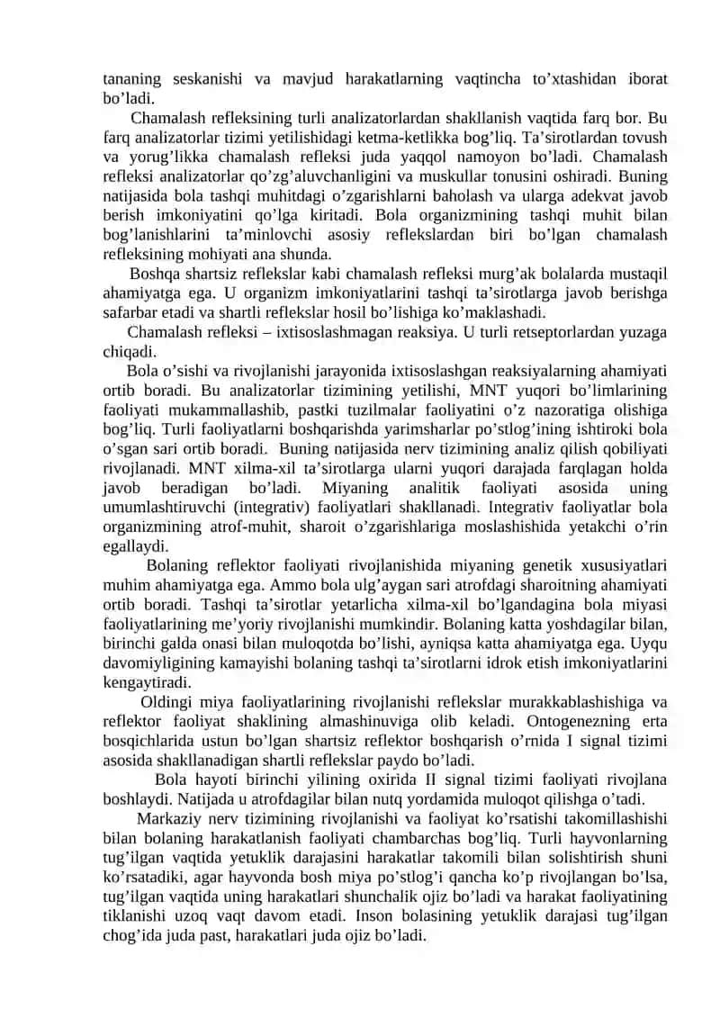Chaqaloqlarining Markaziy Nerv Tizimi 3