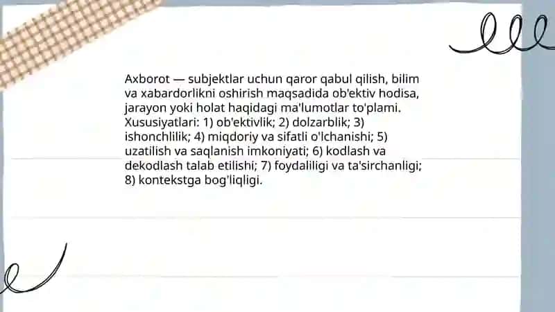 Axborot va uning manbalari 3