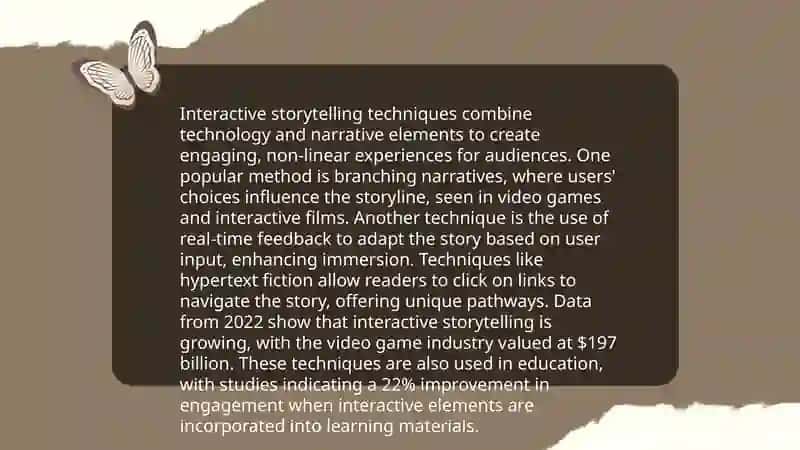 Interactive Storytelling Techniques 3