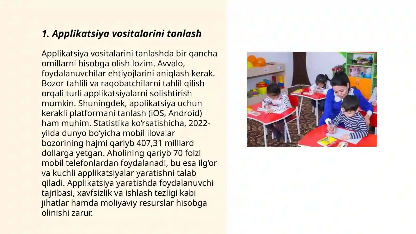 Maktabgacha yoshdagi bolalarni applikatsiya ishlariga o'rgatish 3