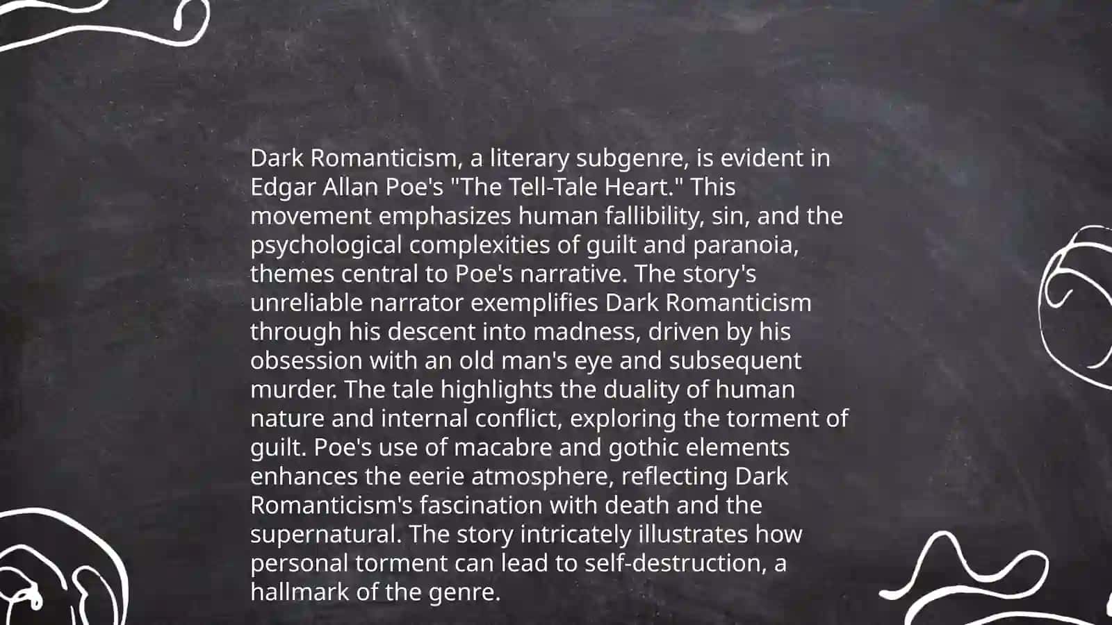 Dark Romanticism and The Tell-Tale Heart novel 3