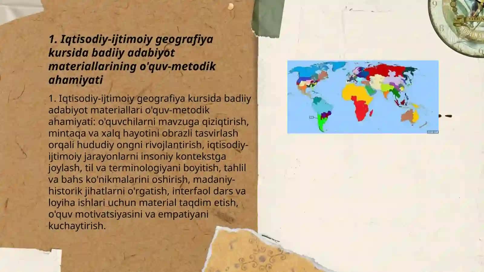 Iqtisodiy -ijtimoiy geografiya kurslarini o'qitishda badiiy adabiyot materiallarining qo'llanishi 3