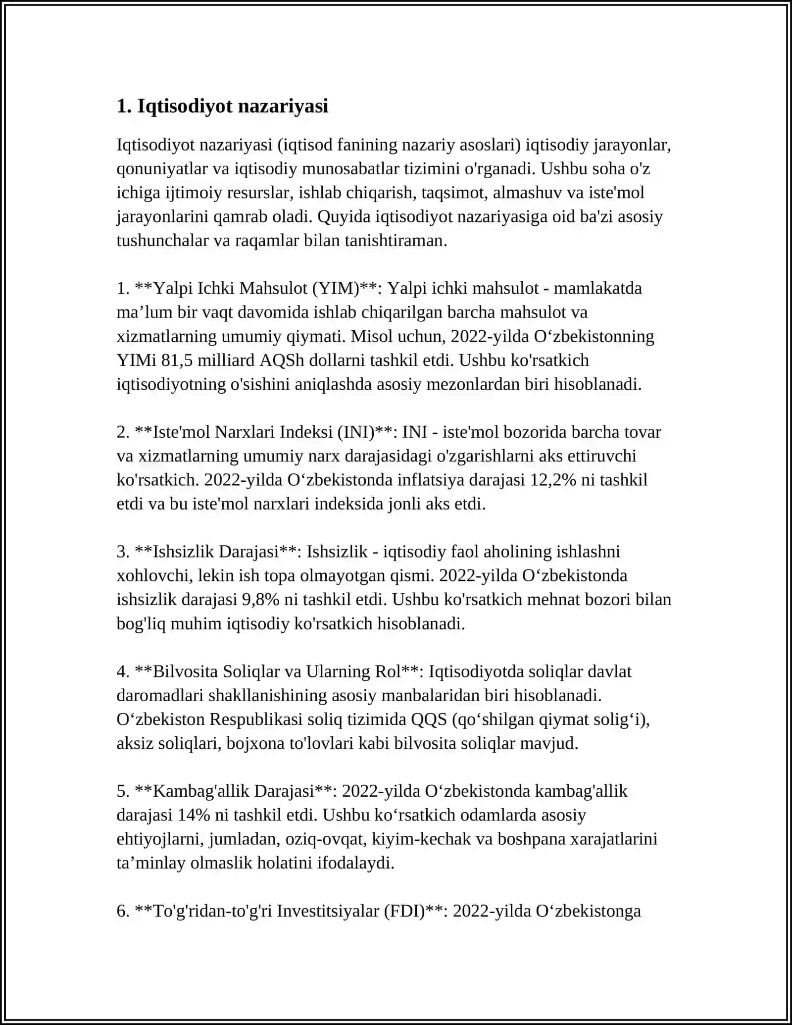 ANDIJON DAVLAT UNIVERSITETI IQTISODIYOT KAFEDRASI 3