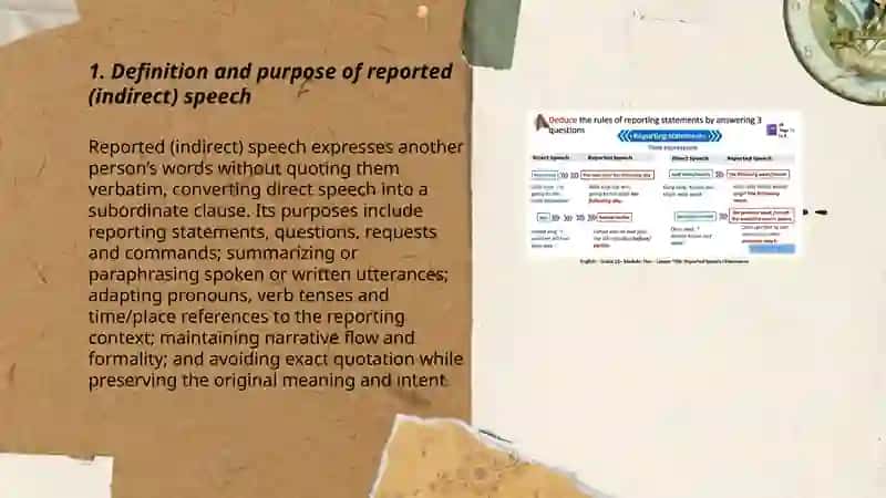 Reported Speech 3