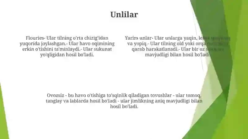Nutq Tovushlarining Tasnifi 3