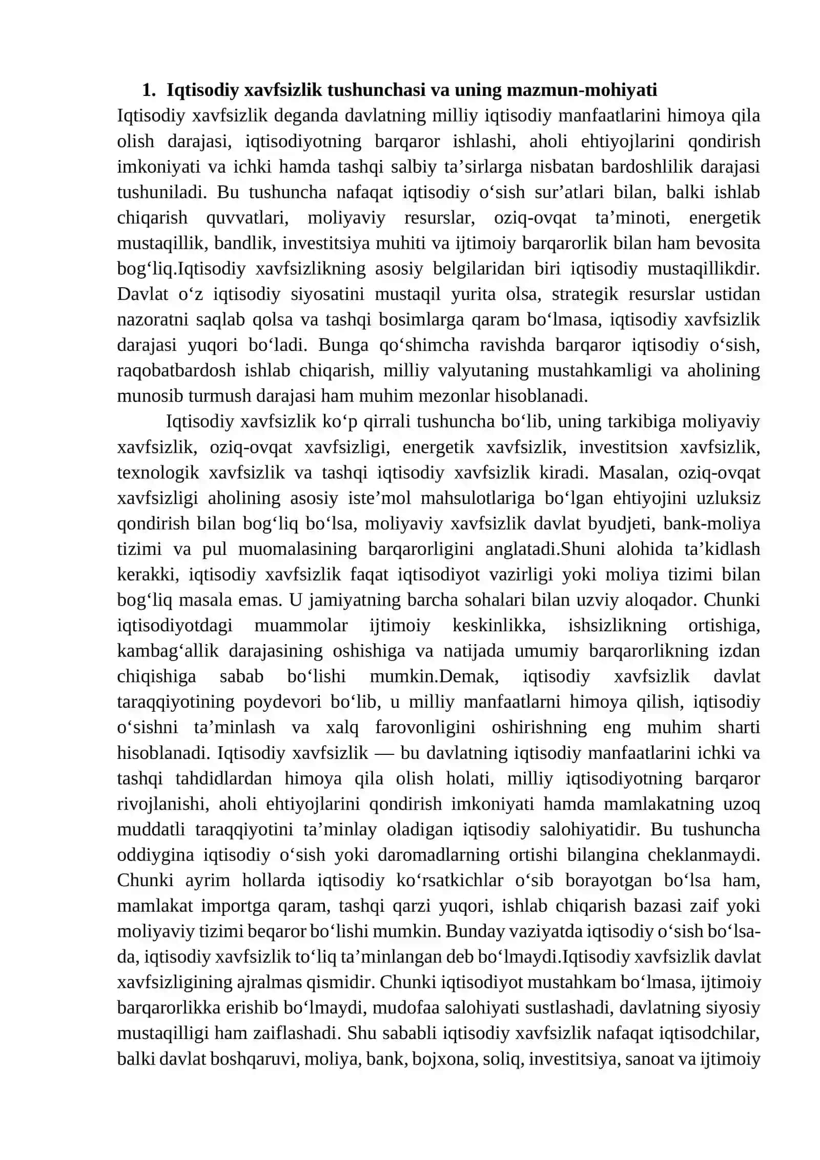 Mamlakatimizda iqtisodiy xavfsizlikni ta’minlash yo‘llari 3