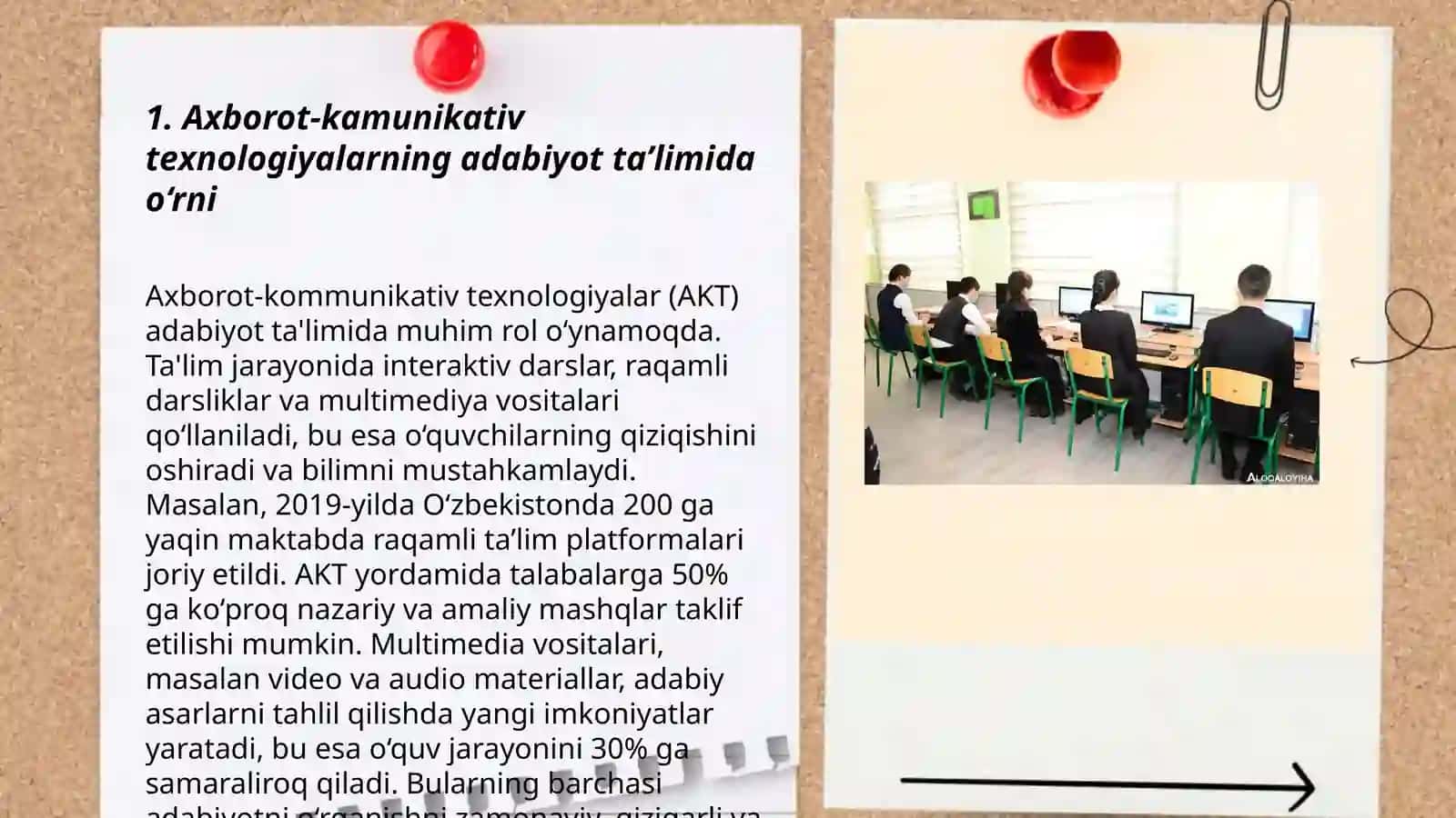 Adabiyot darslarida axborot-kamunikativ texnologiyalardan foydalanish yoʼllari 3