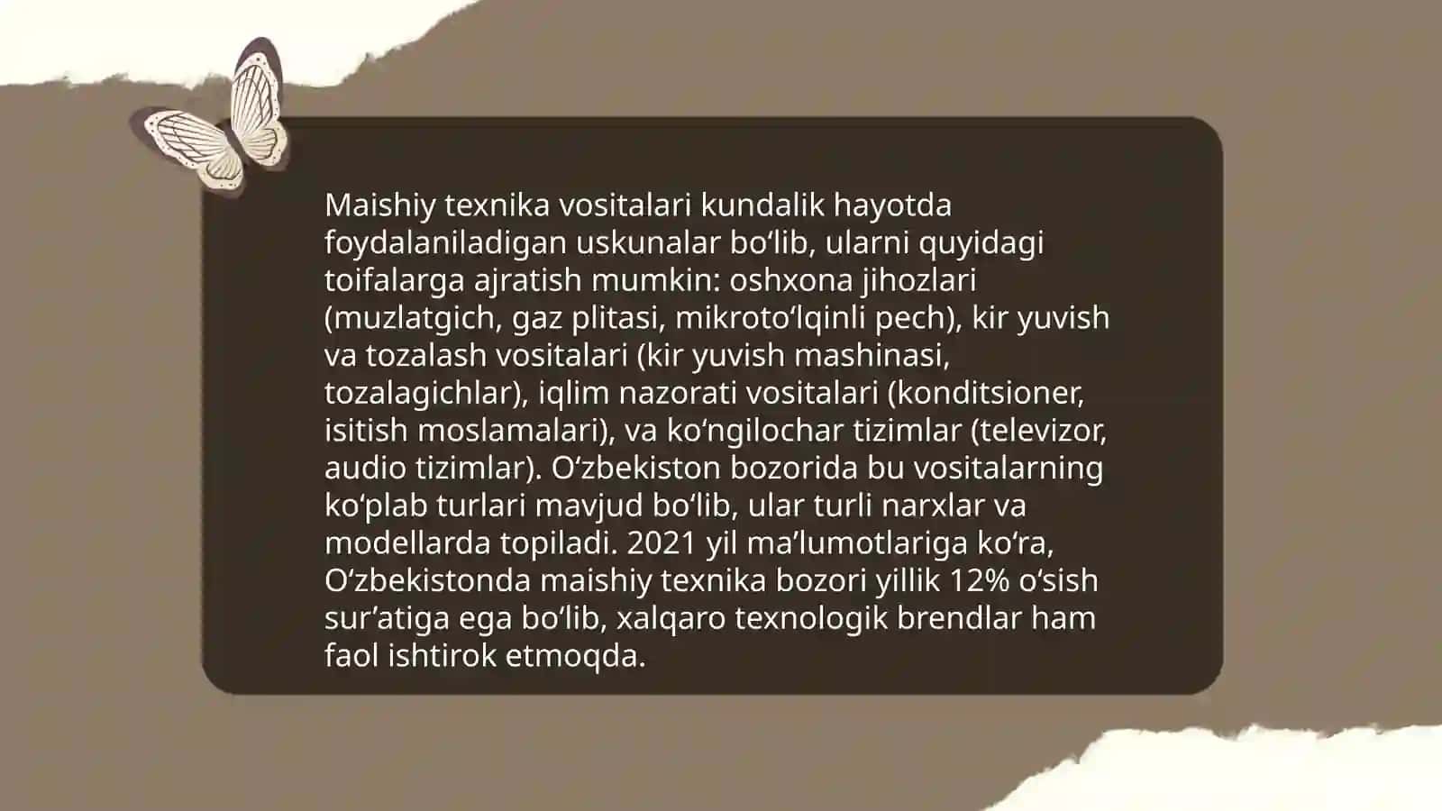Maishiy texnika vositalaridan foydalanish 3