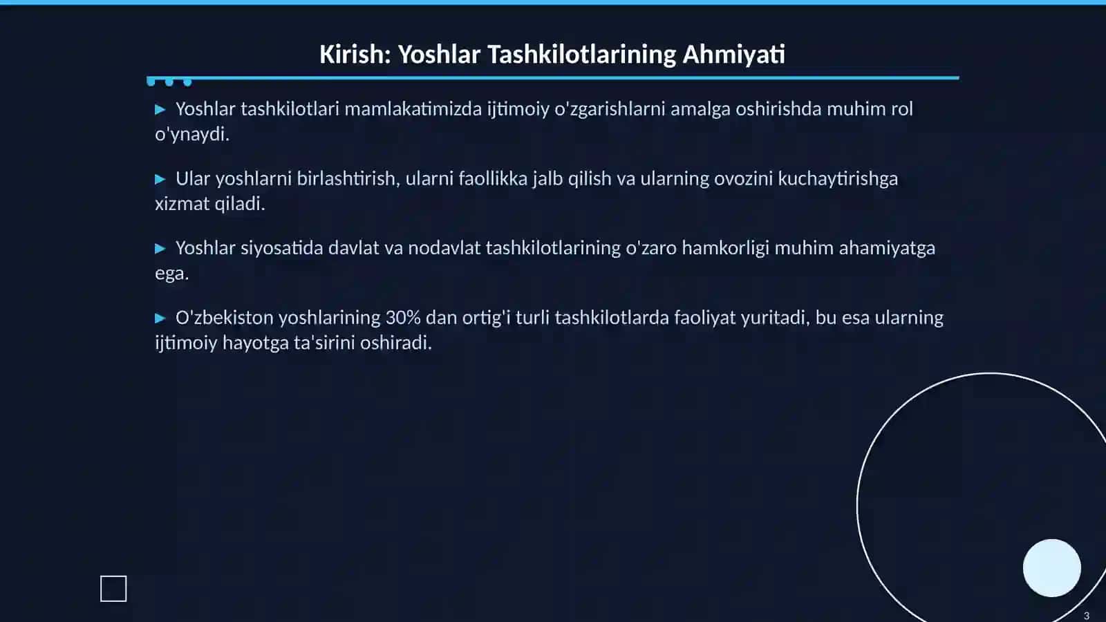 Mamlakatimizda Yoshlar Tashkilotlari: Davlat va Nodavlat Roli 3