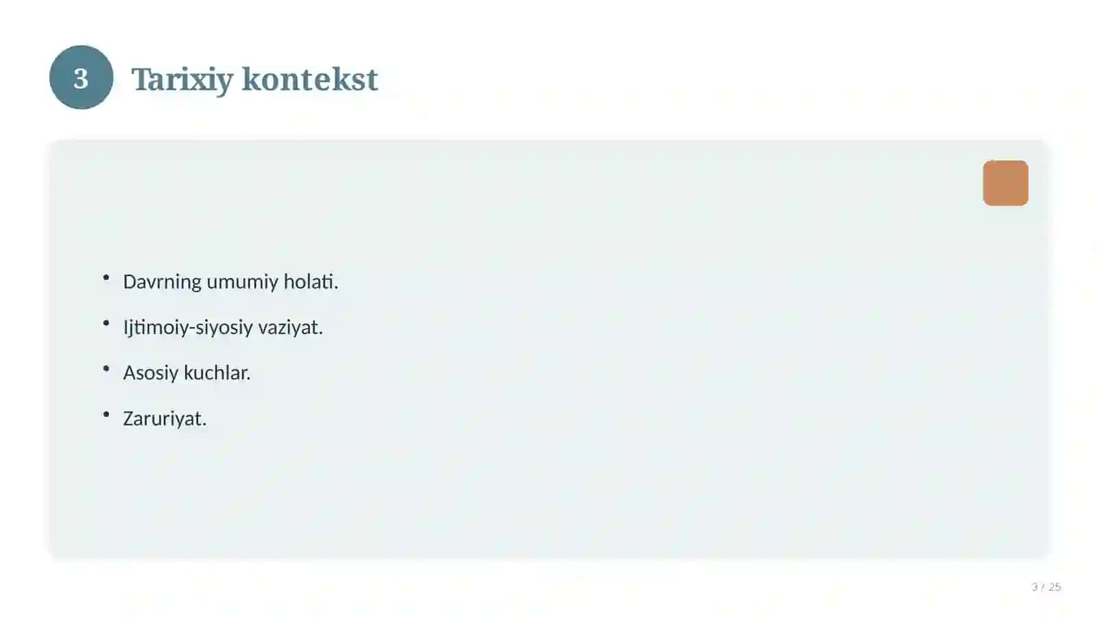 Taqdimot mustaqillik yillarida buyuk ajdodlar va tarixiy shaxslarga bo`lgan e`tirof 3