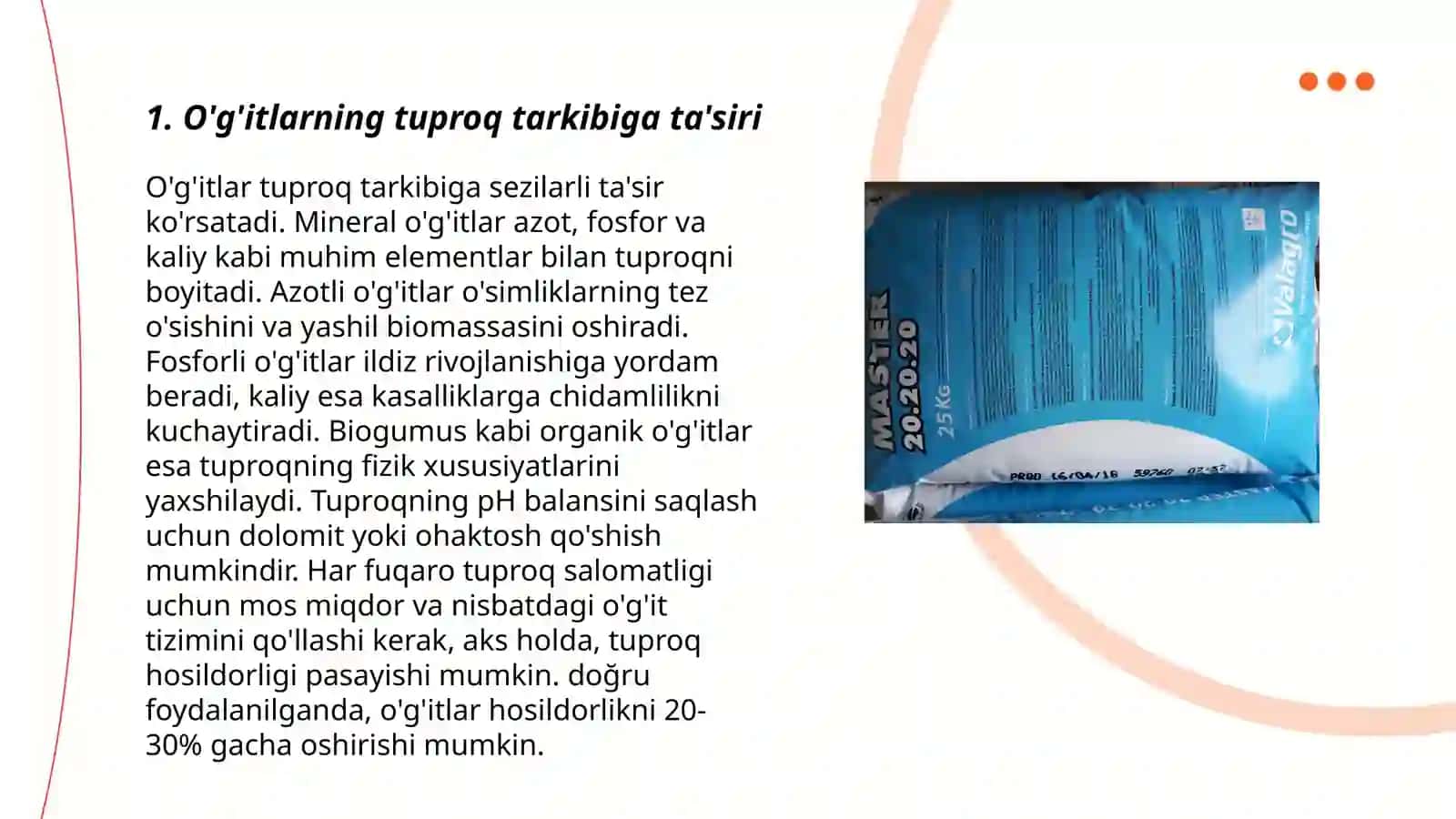 O‘g‘it qo'llash tizimining ekologik muammolari 3