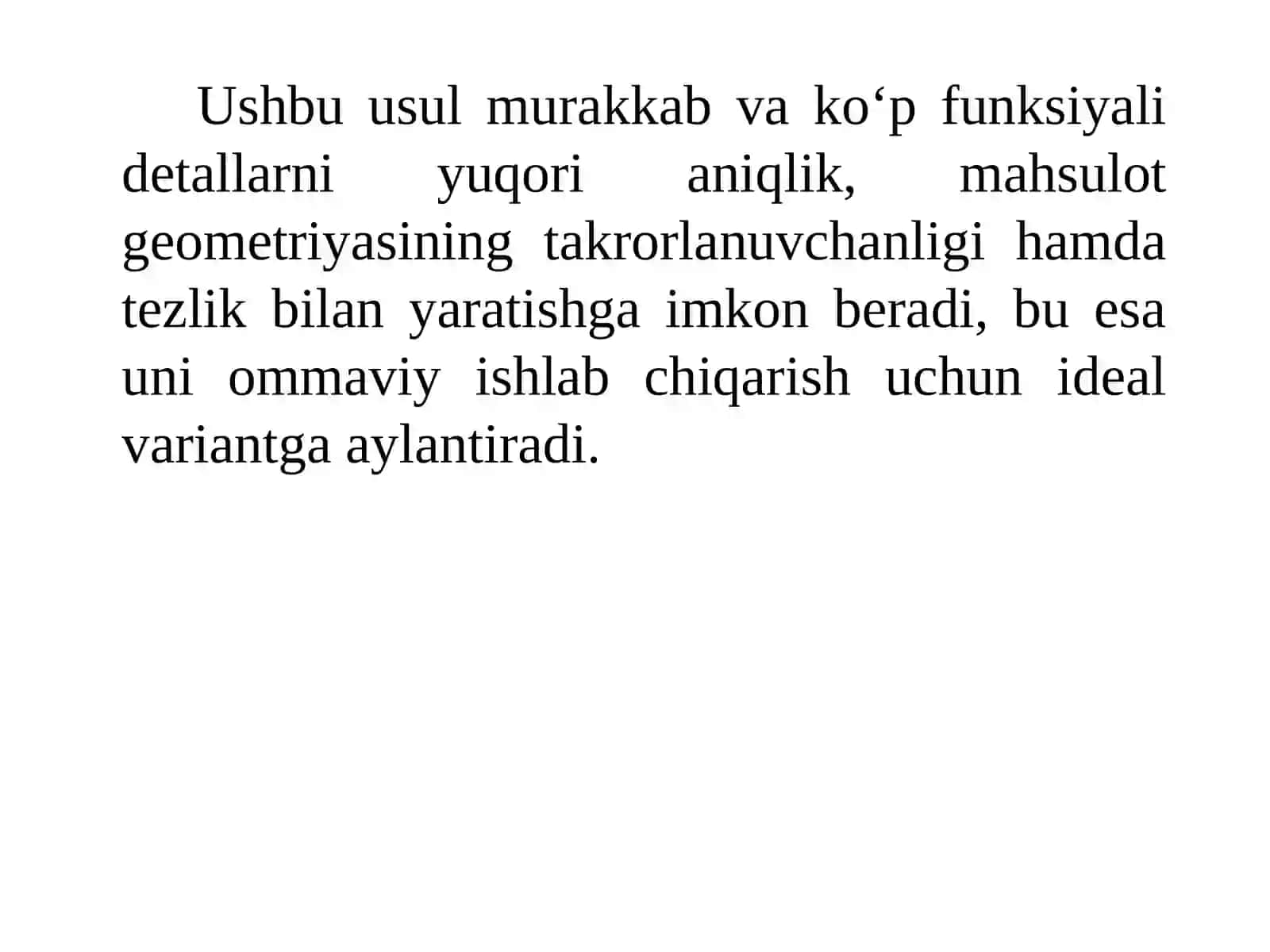 Plastmassalarni olish usullari 3