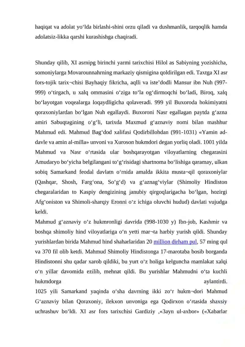 IX-XIII ASR MARKAZIY OSIYO TURKIYLARNING ISLOMNI QABUL QILISHI 3