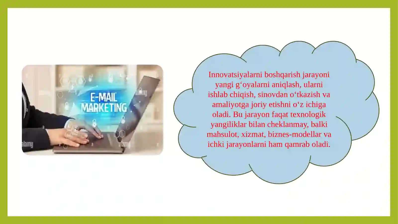 Innovatsiyalarni boshqarishning mohiyati, turlari va boshqaruv tizimi 3