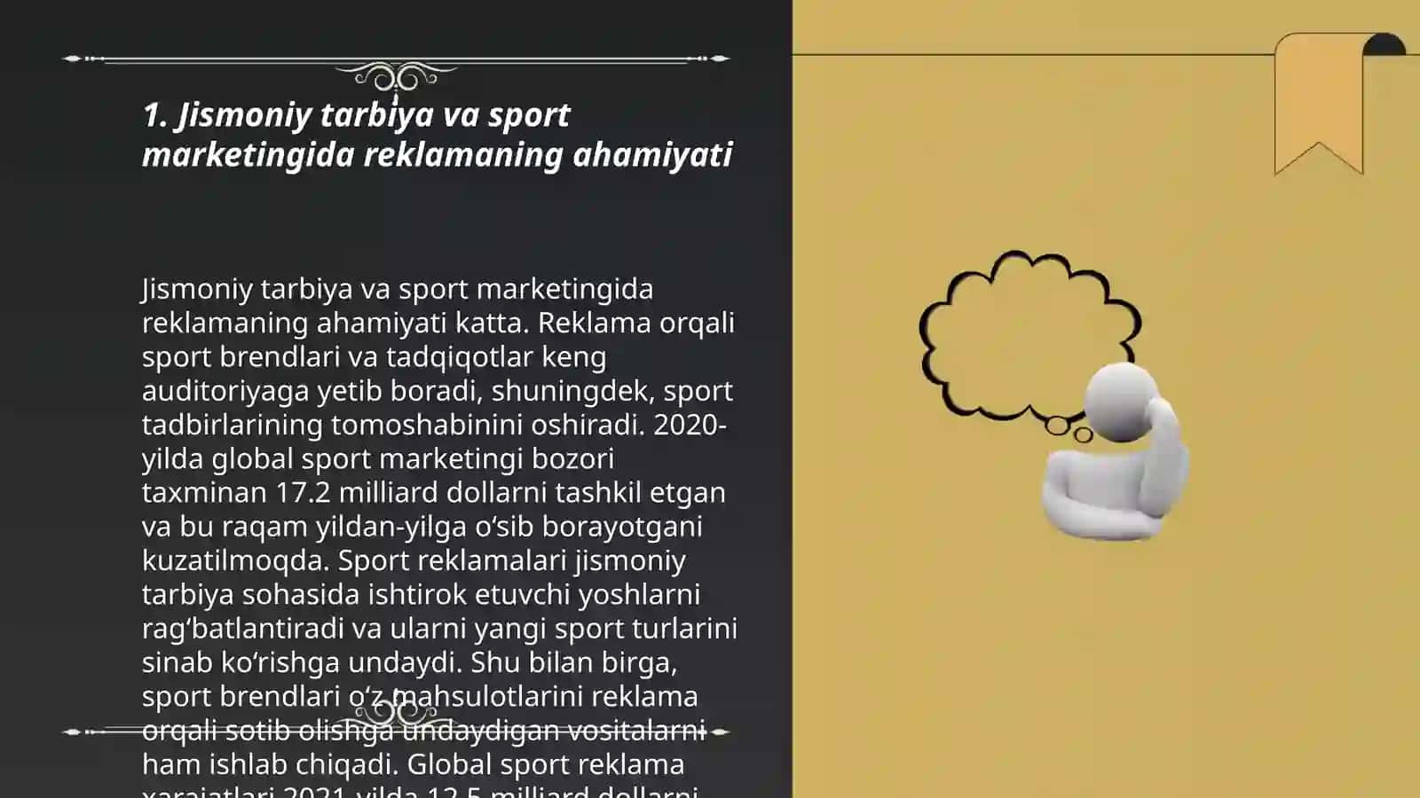 Jismoniy tarbiya va sport marketingida reklama vositalari va turlari 3