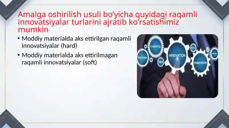 RAQAMLI IQTISODIYOTDA INOVATSIYA 3