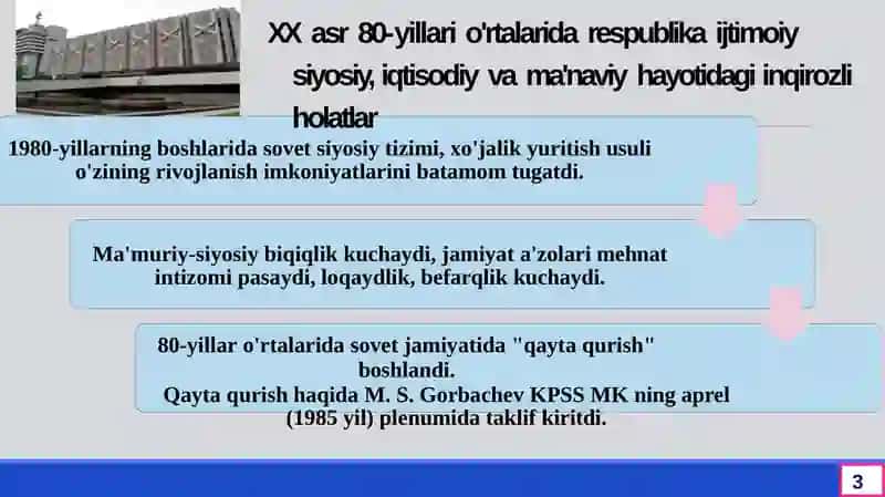 O‘zbekistonda mustaqillik g‘oyalarining tarixiy asoslari 3