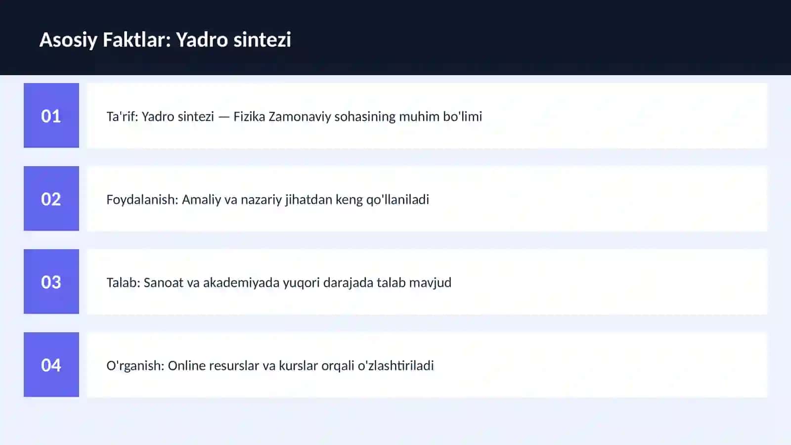 Yadro sintezi 3
