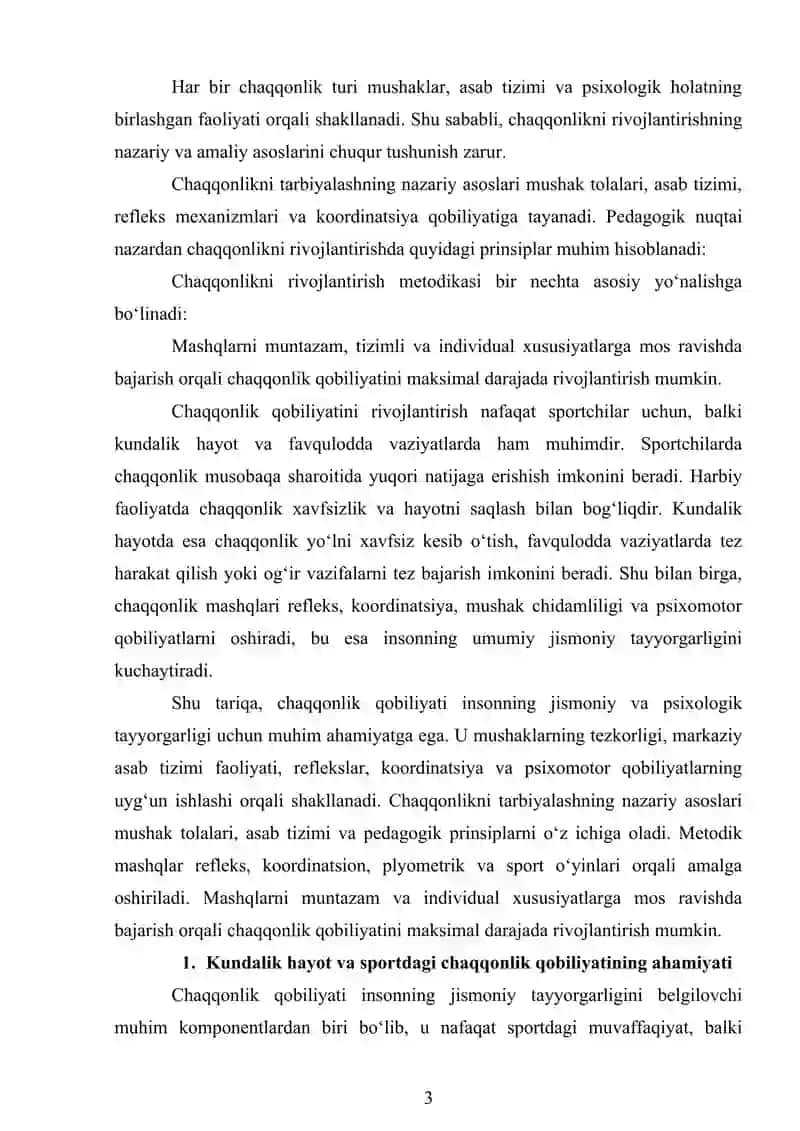 CHAQQONLIK QOBILIYATINI TARBIYALASH 3