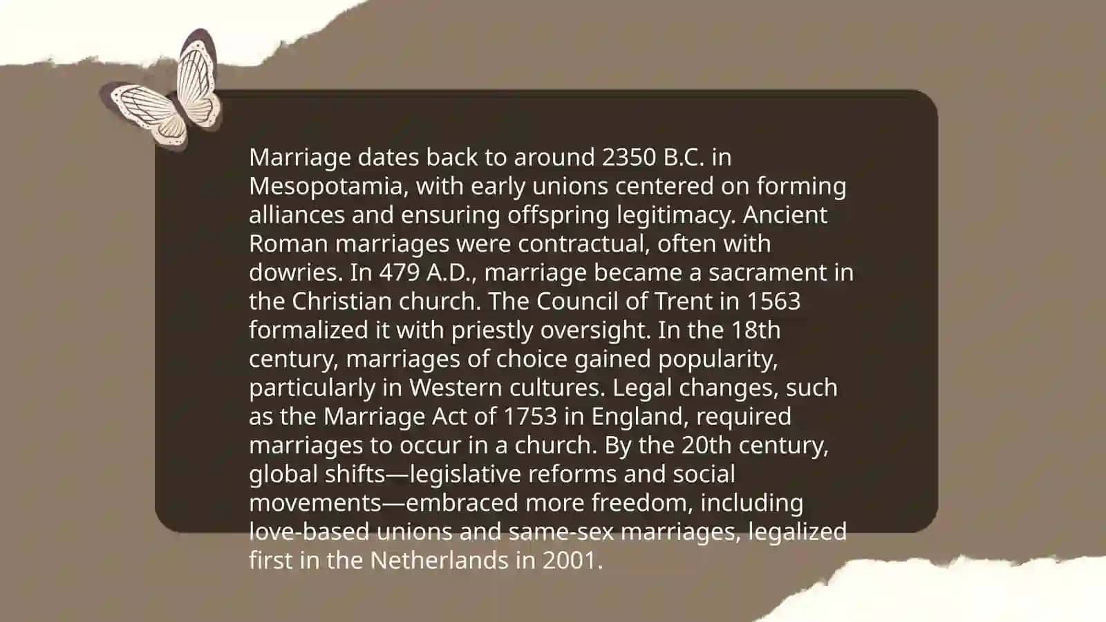Marriage and Divorce 3