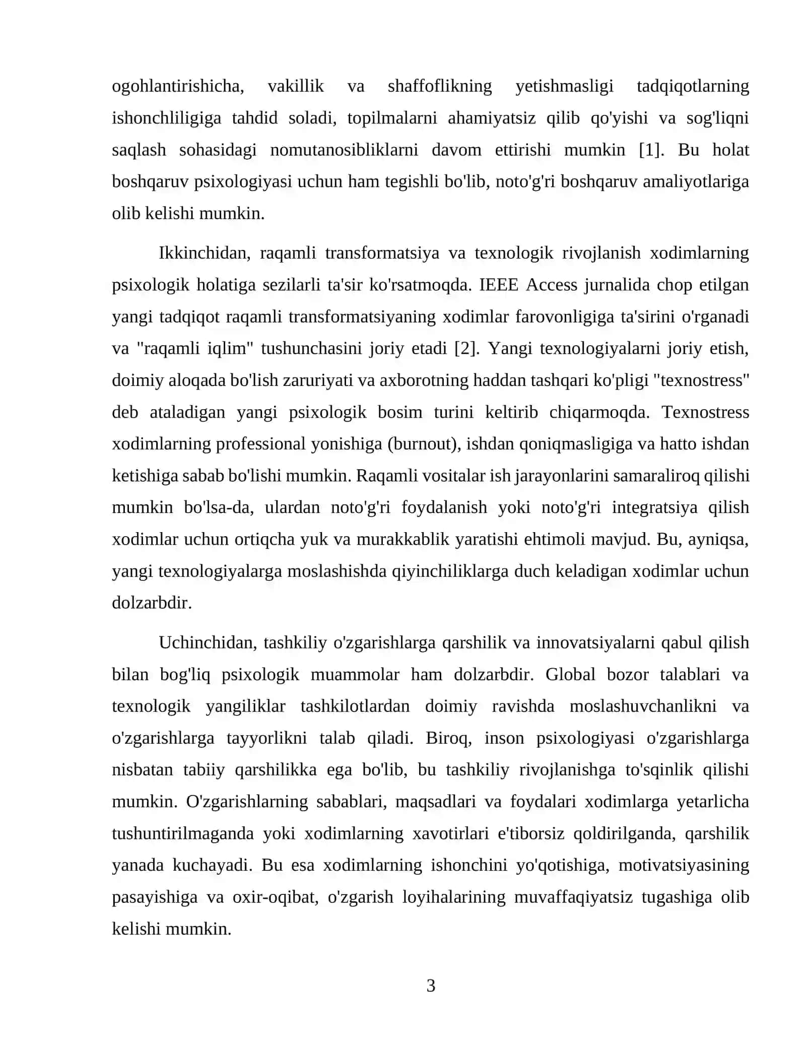 Boshqaruv psixologiyasining dolzarb muammolari va ularni hal qilishning zamonaviy yondashuvlari 3