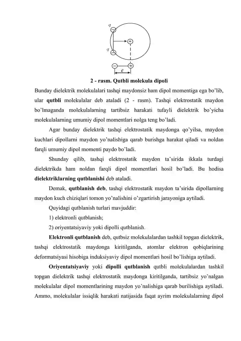 Elektronlar va Dipol Momentlari 3