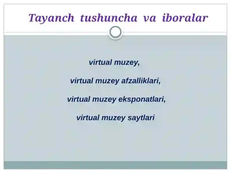 Virtual muzeylar va ularning ahamiyati 3