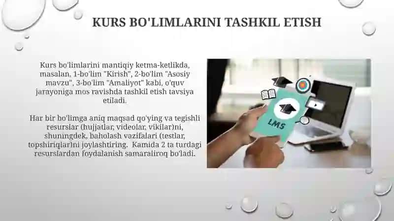 Moodle Kurs yaratish va uni sozlash 3