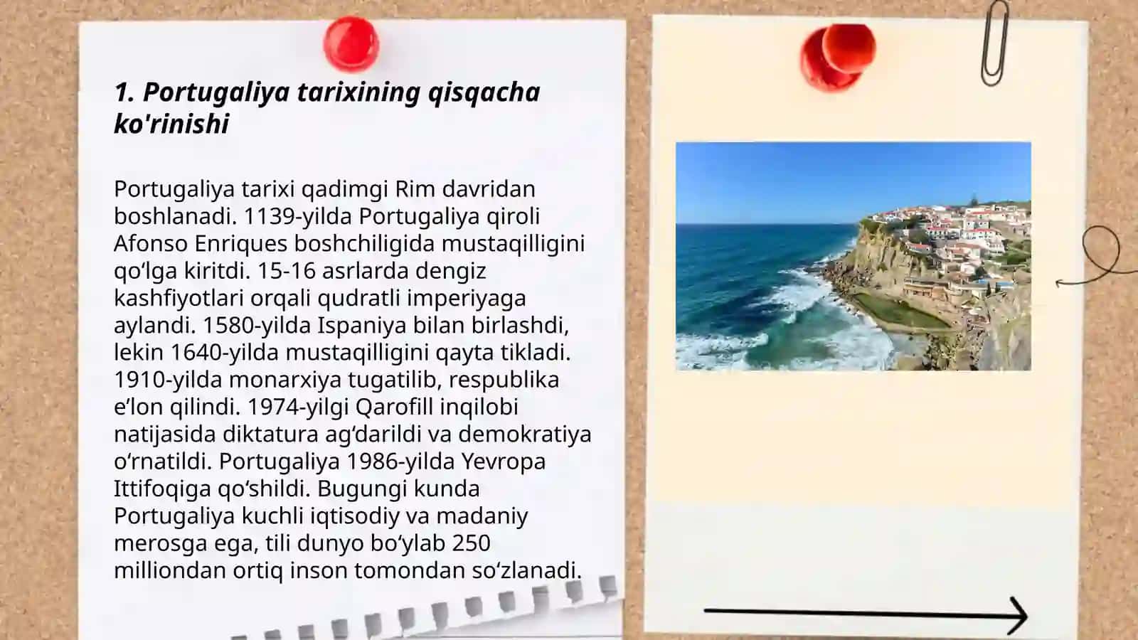 Portugaliya davlati tarixi,madaniyati va turizmi 3