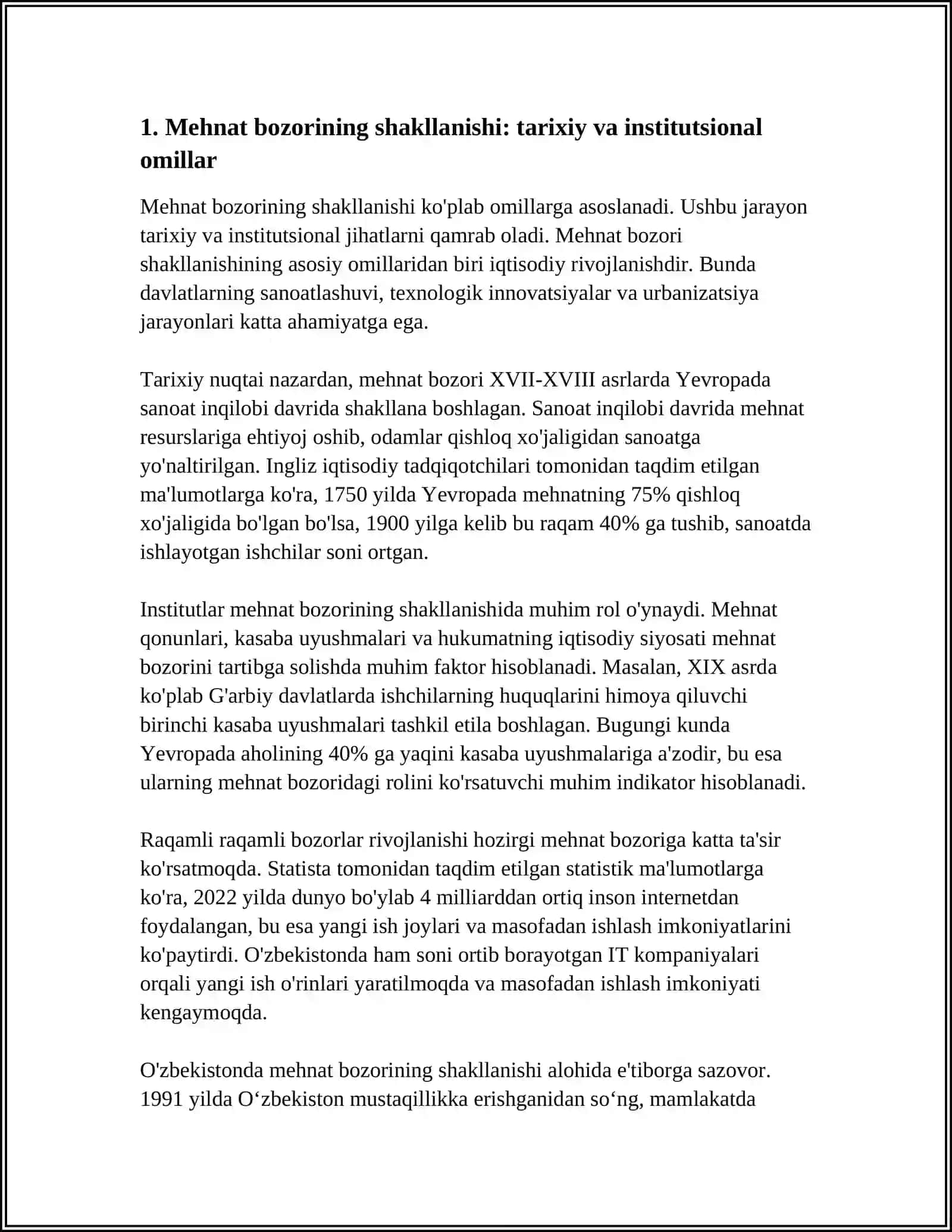 MEHNAT BOZORINI SHAKLLANISHI VA RIVOJLANTIRISH MUAMMOLARI 3