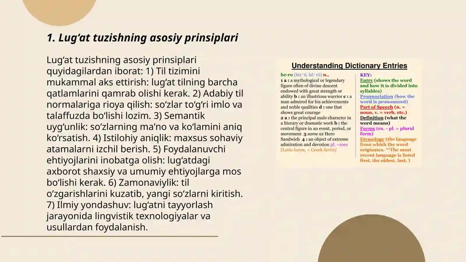 Lug‘at tuzish tamoyillari 3