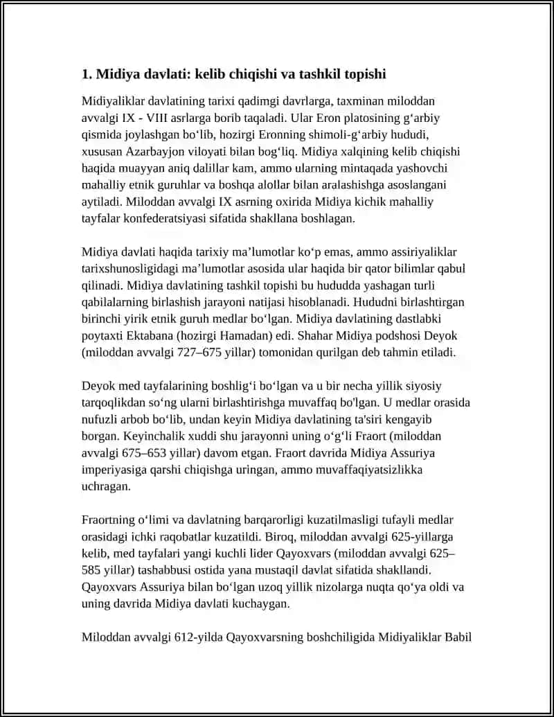 QADIMGI MIDIYA DAVLATI 3