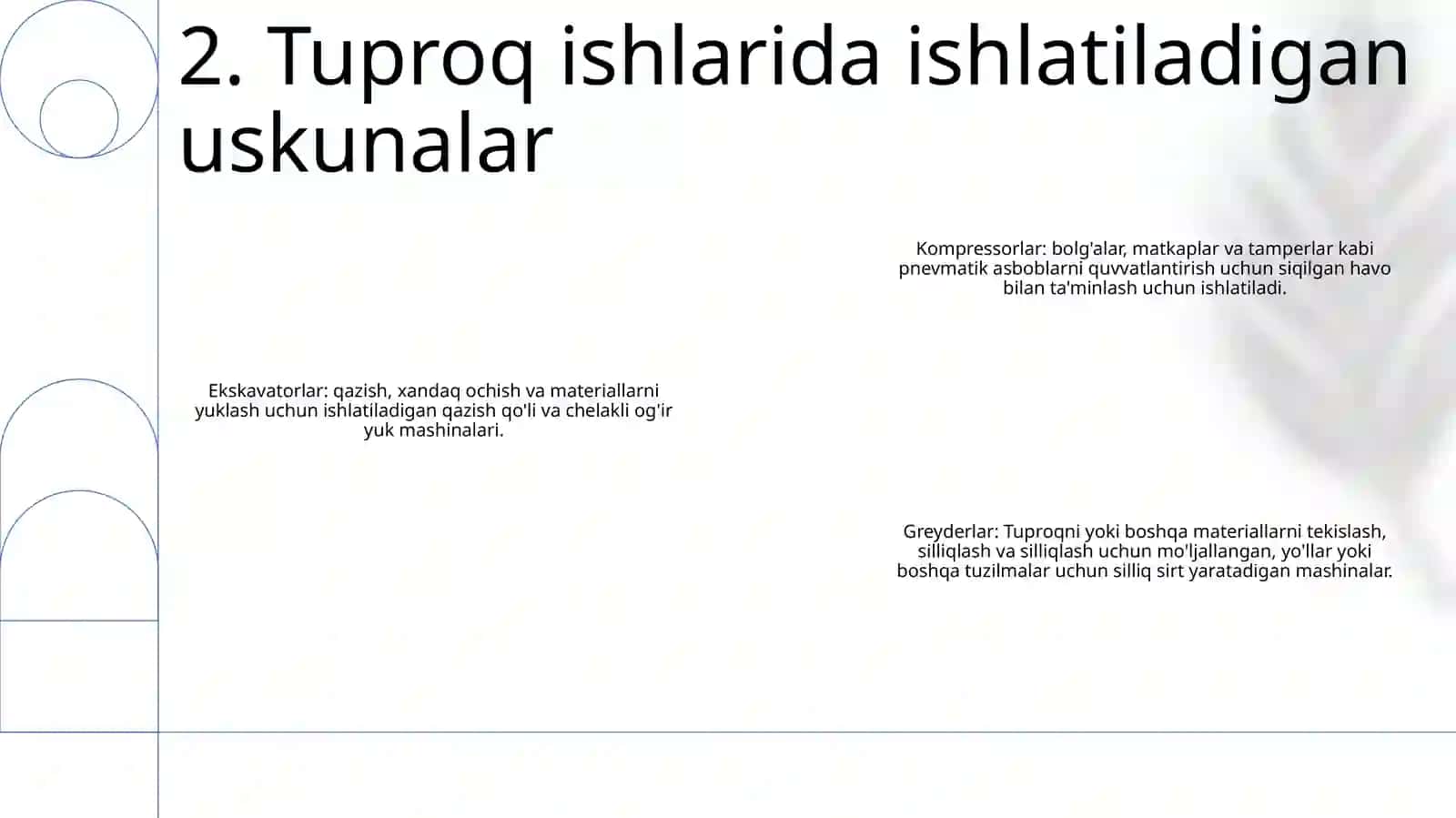 Yo'L Qurilish Mashinalari Va Jihozlarini Yo'L Qurilishda Qo'Llanilishi 3