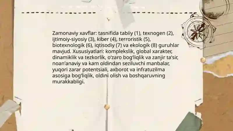 Zamonaviy xavflarni tahlil qilish 3