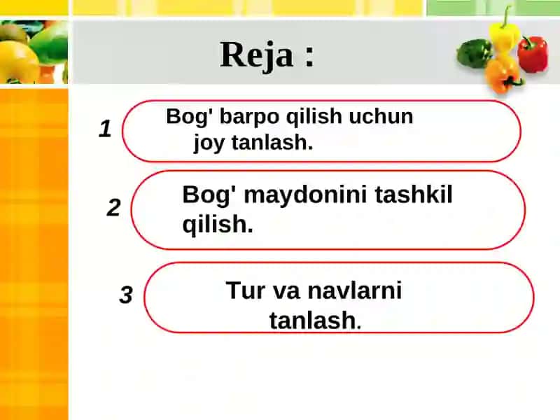 IPAKCHILIK VA TUTCHILIK - MEVA BOG'IARINI BARPO QILISH TEXNOLOGIYASI 3
