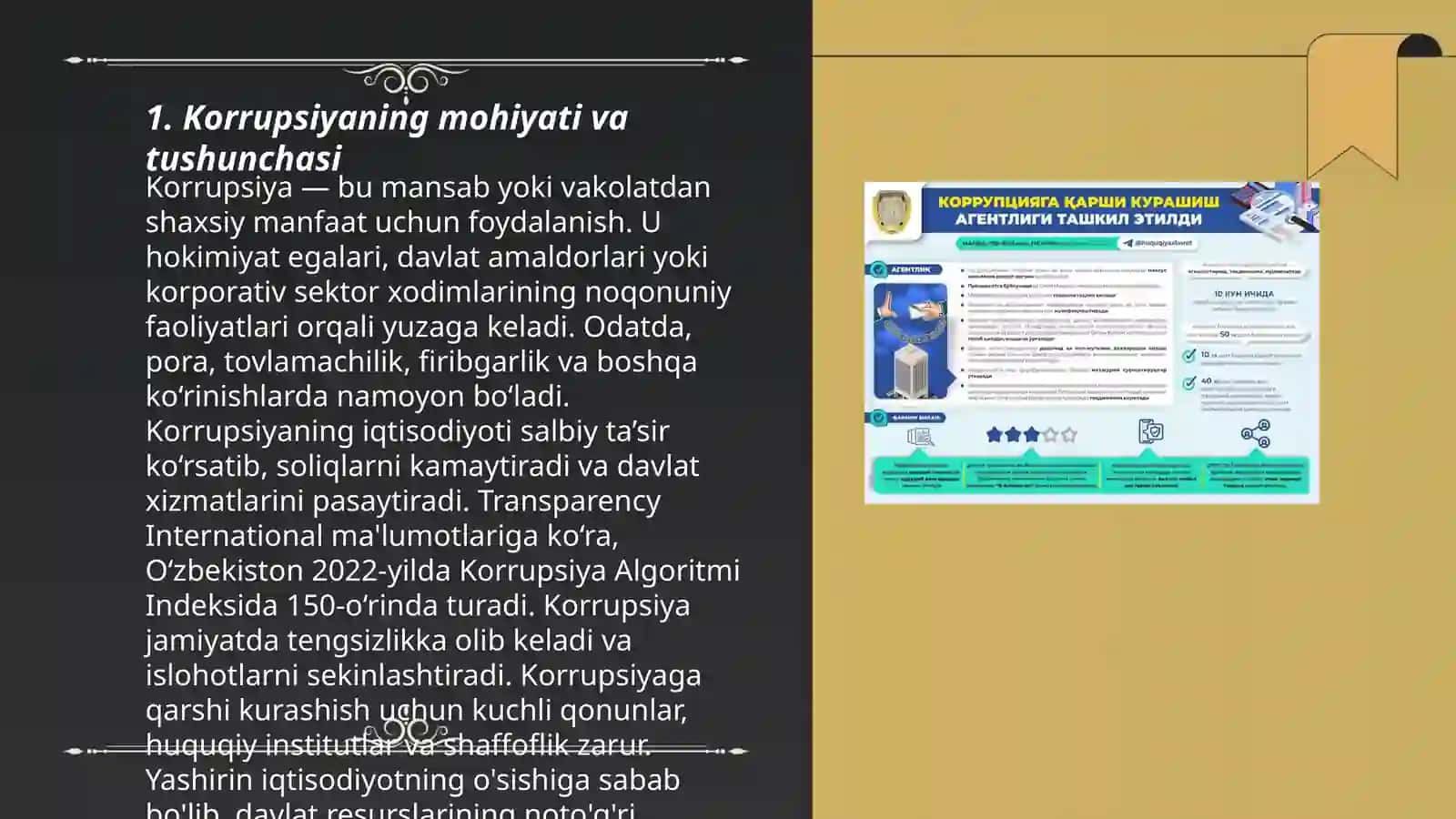 Korrupsiya tushunchasi:xalqaro standart va milliy qonun hujjatlari tahlili 3