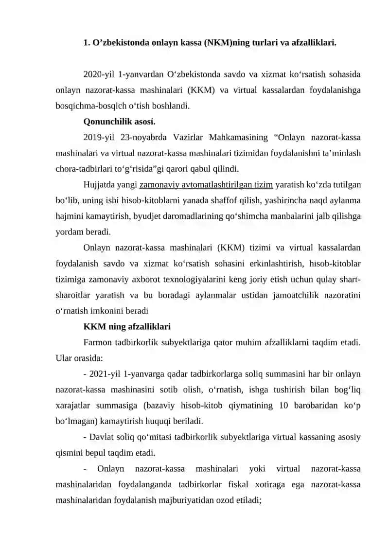 Onlayn va virtual kassalar huquqiy asoslari 3