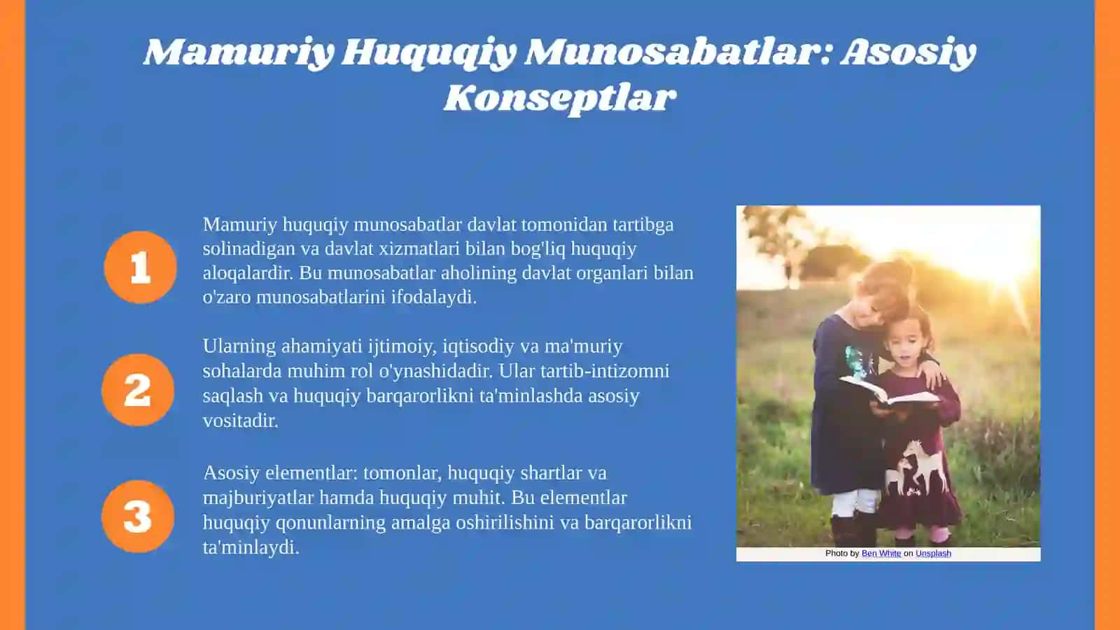 Mamuriy - huquqiy munosabatlar va ularning turlari 3