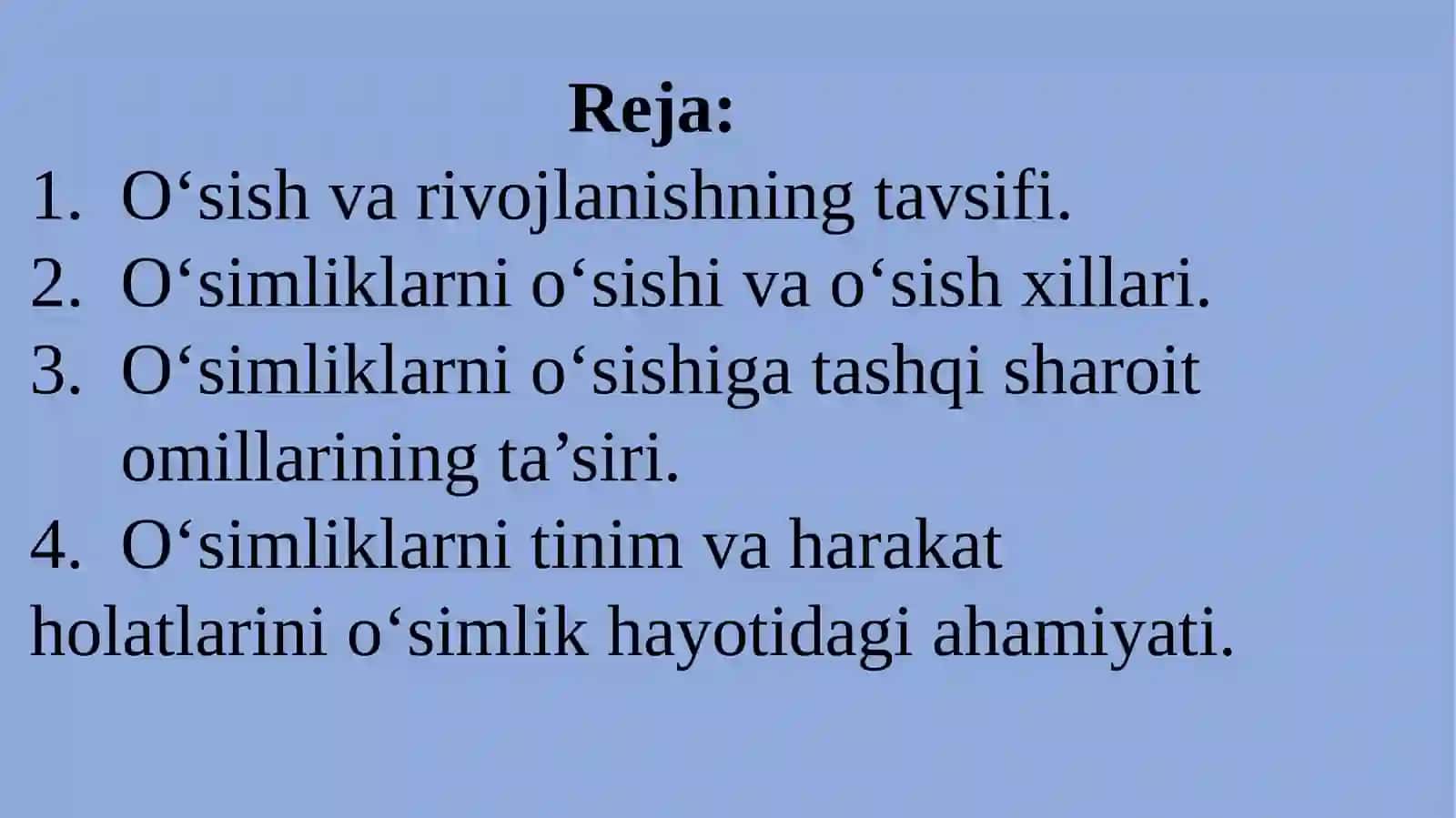 Botanika va o’simliklar fiziologiyasi 3