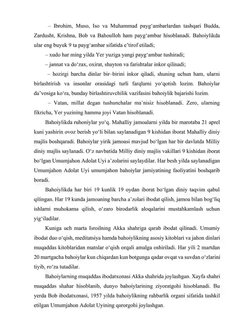 Zamonaviy diniy harakatlar va sektalar 3