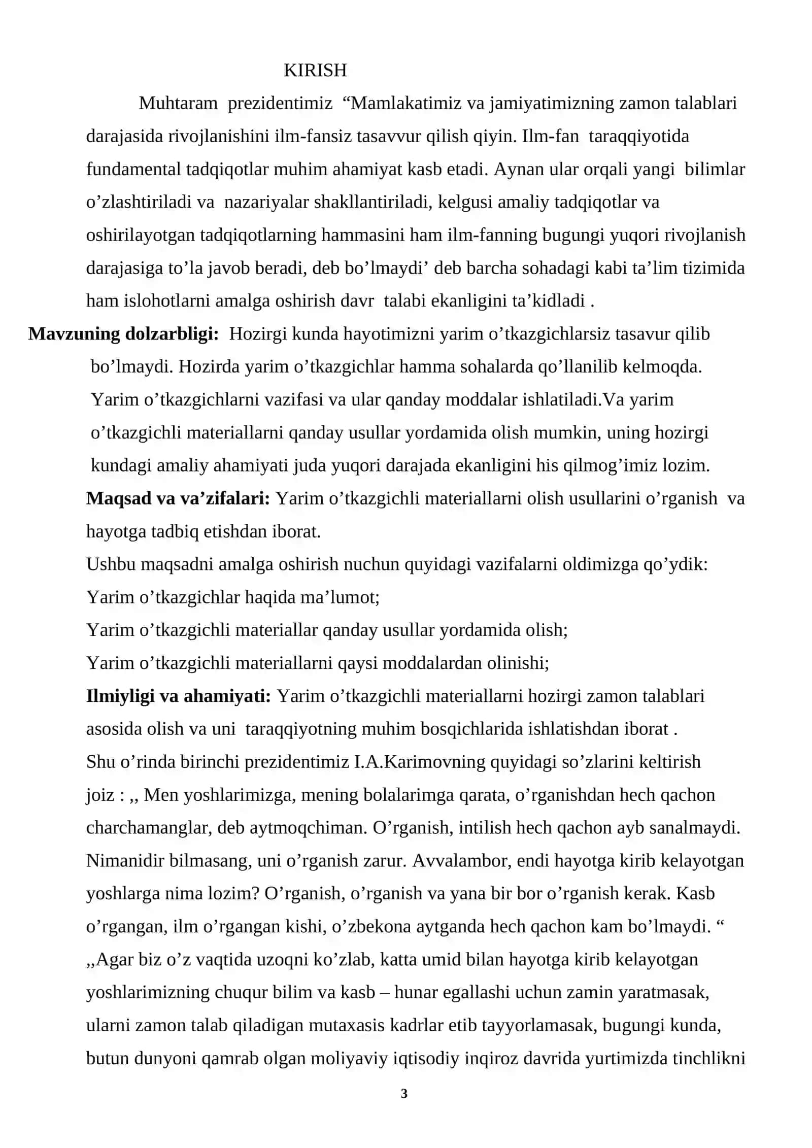 Yarim o’tkazgich parametrlarini o’lchash usullari 3