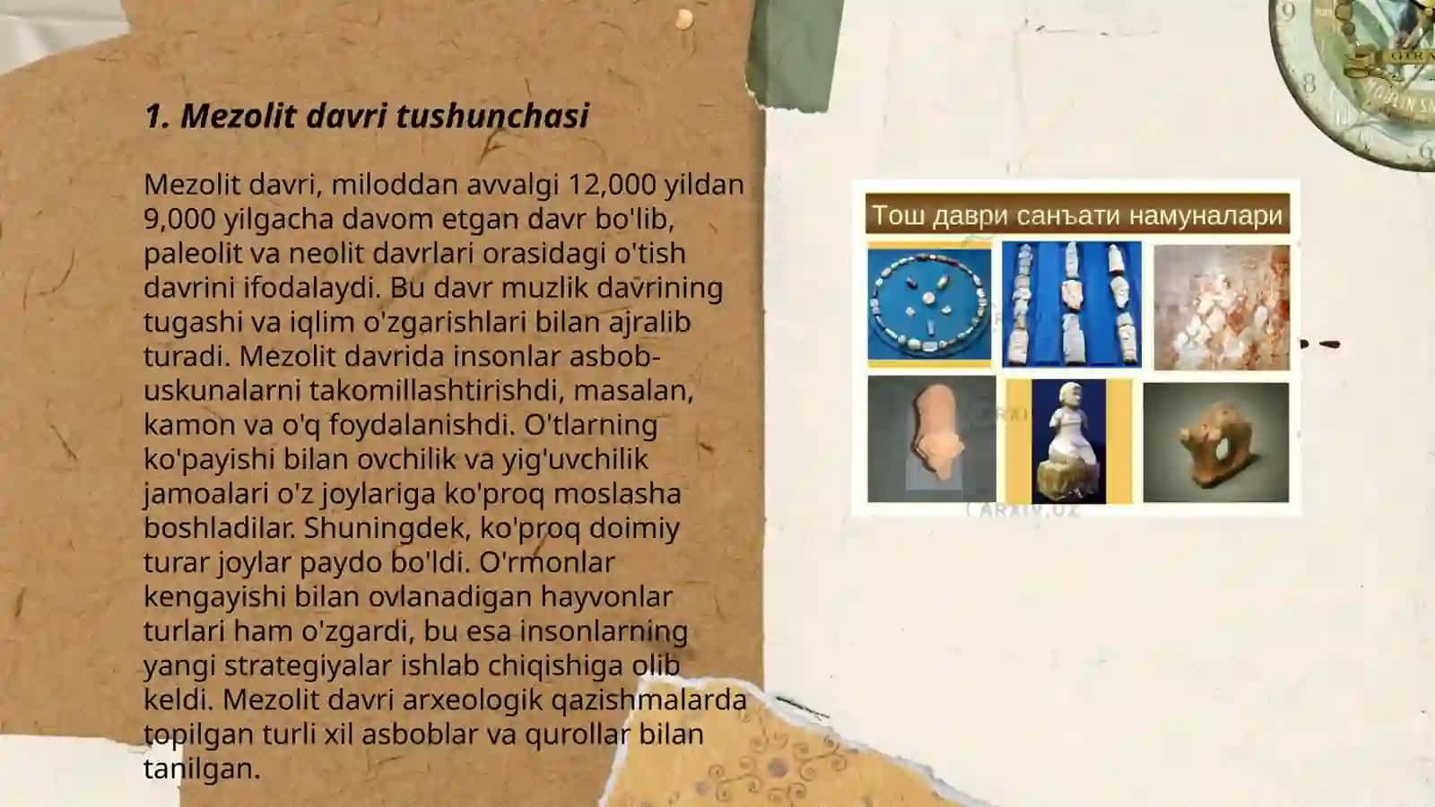 Mezalit davri va uning yodgorliklari 3