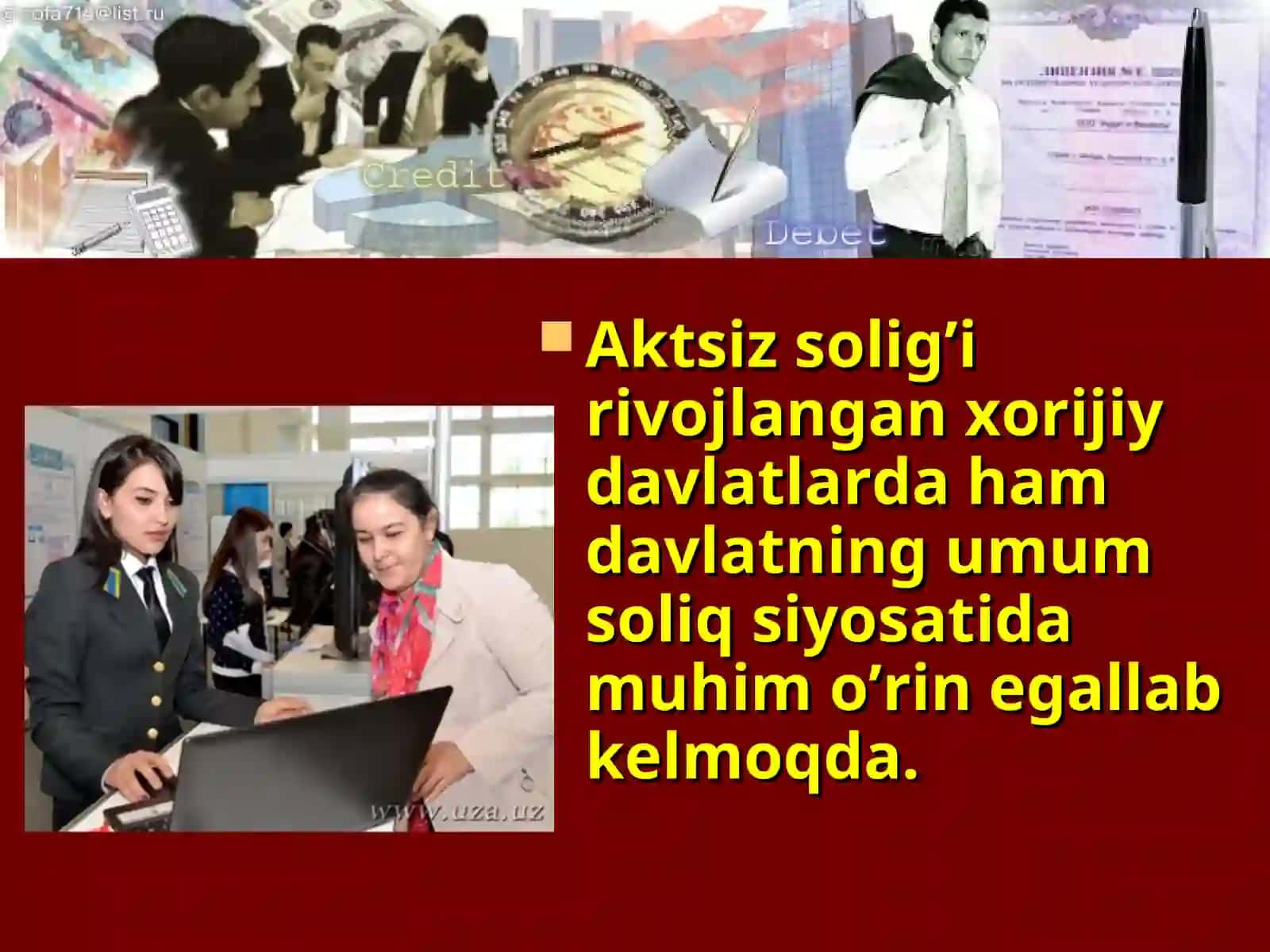 Aksiz solig'ining soliq tizimi va davlat byudjeti daromadlarida o'rni 3
