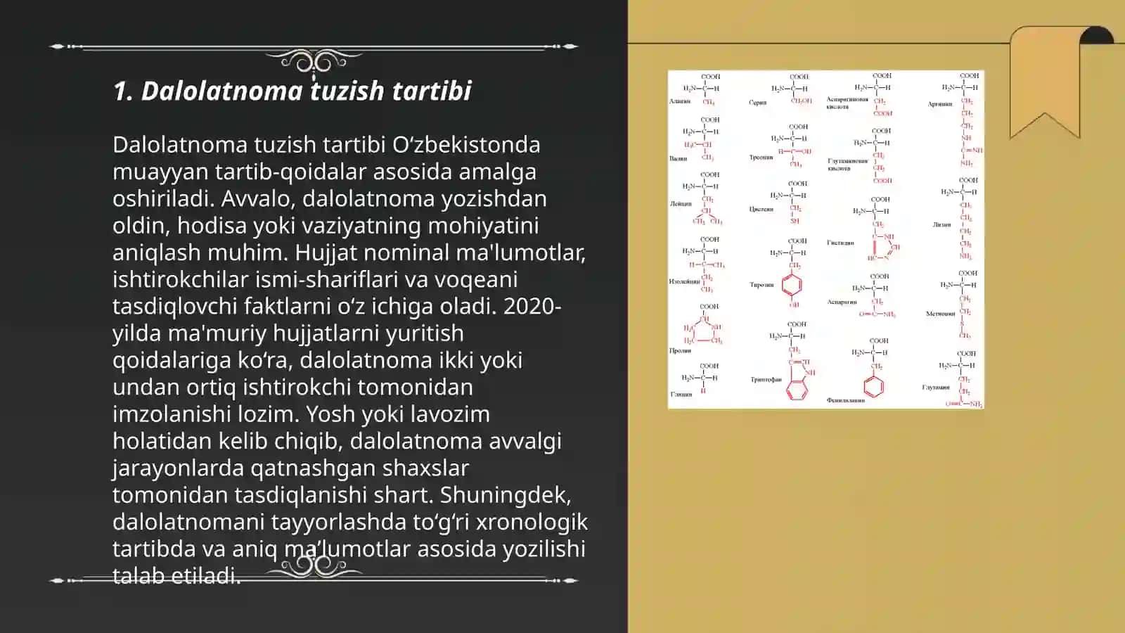 Dalolatnomadan namunalar keltirish 3