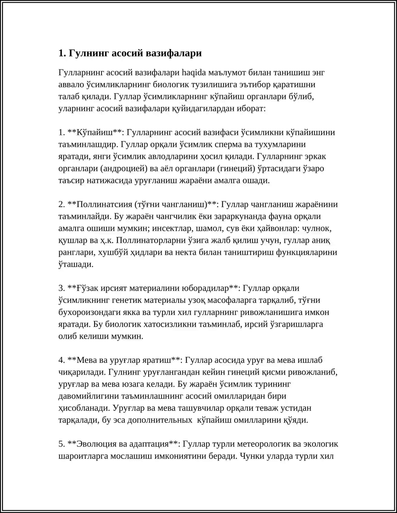GUL TUZILISHINI ORGANISH 3